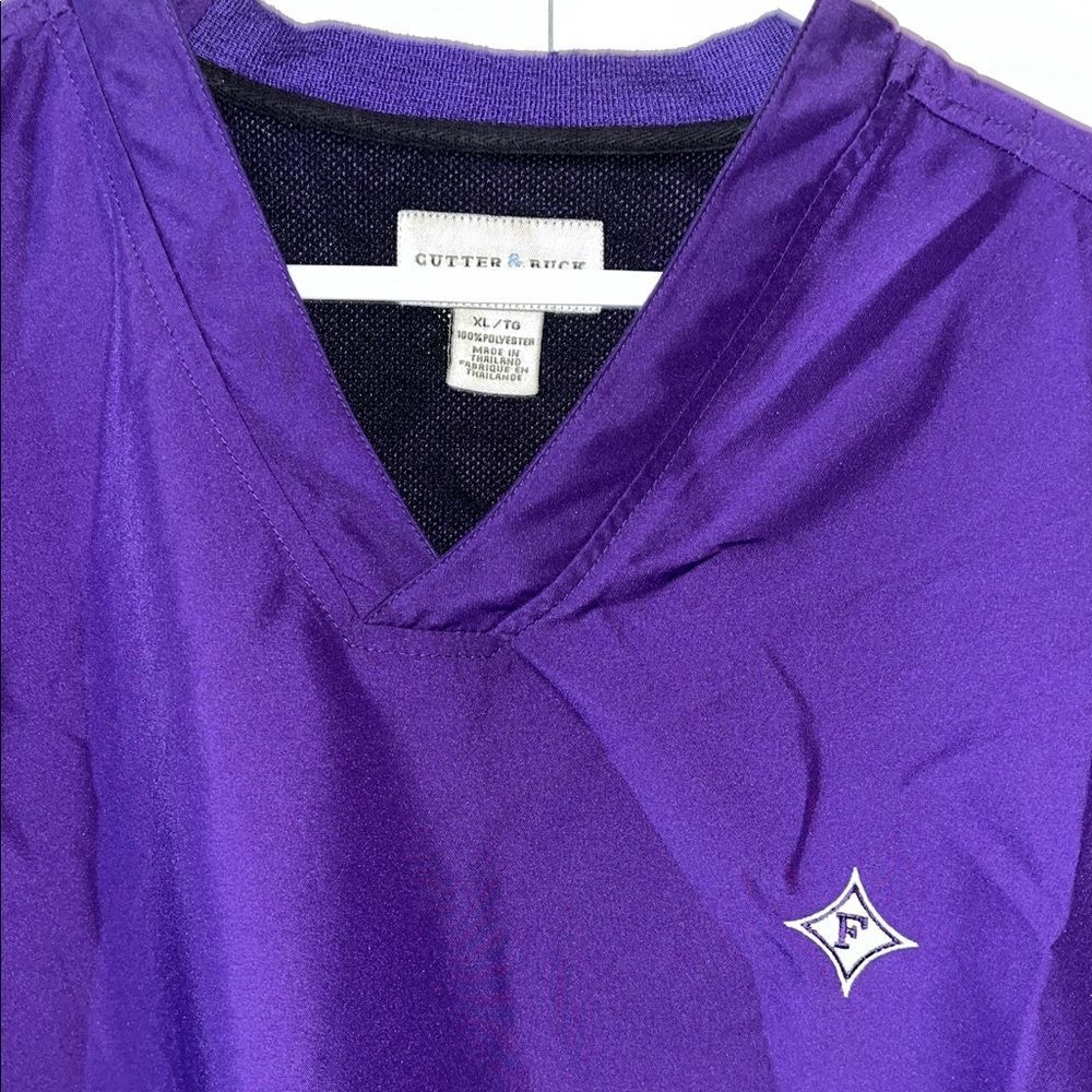 Purple Furman Paladins South Carolina Purple Golf Team Pullover Vest Jacket XL - Picture 2 of 4